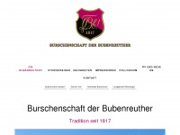 bubenruthia1817.de Webseite Vorschau