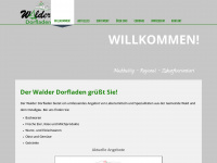 walder-dorfladen.com Webseite Vorschau