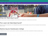 member-card.ch Webseite Vorschau