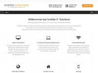 schoefer-itsolutions.de Webseite Vorschau