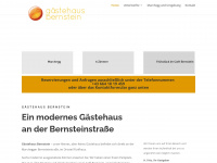 gaestehaus-bernstein.at Webseite Vorschau