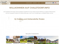 chaletdorf.info Webseite Vorschau