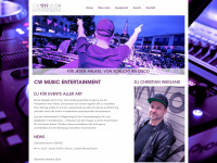 cw-music.de Webseite Vorschau