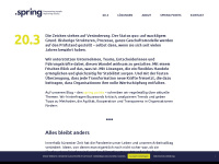 spring-consulting.org Webseite Vorschau