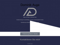dominikauge.com Webseite Vorschau