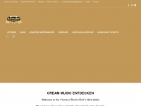cream-music.shop Webseite Vorschau