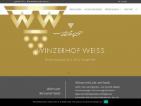 winzerhof-weiss.at Webseite Vorschau