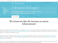 zahnarzt-jano.de Webseite Vorschau