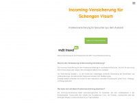 schengen-visum-versicherung.de Webseite Vorschau