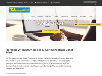 tj-sonnenschutz.at Webseite Vorschau