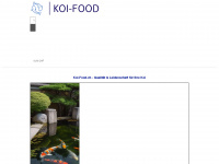 koi-food.ch Webseite Vorschau