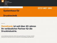densitronic.de Webseite Vorschau
