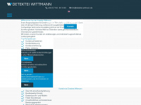 detektei-wittmann.de Webseite Vorschau