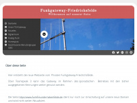 funkfreunde-hakenfelde.de Webseite Vorschau