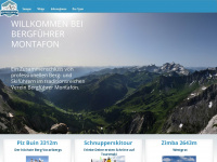 montafon-bergfuehrer.at Webseite Vorschau