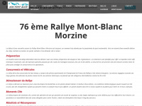 rallye-mont-blanc-morzine.com Webseite Vorschau