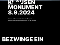 klausen-monument.ch Webseite Vorschau