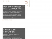 bachs.beer Webseite Vorschau