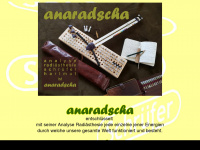 anaradscha.com Webseite Vorschau