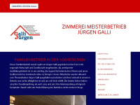 zimmerei-galli.de Webseite Vorschau