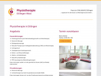physiotherapie-ettlingen.com Webseite Vorschau