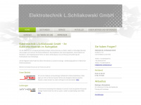 elektro-schliakowski.de Webseite Vorschau