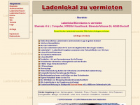 ladenlokal-bocholt.de Webseite Vorschau