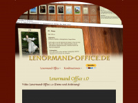 lenormand-office.de Webseite Vorschau