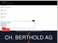 berthold-ag.ch Webseite Vorschau