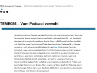 techtelmechtel-podcast.at Webseite Vorschau