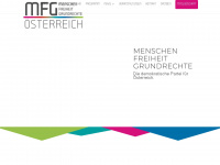 mfg-oe.at Webseite Vorschau