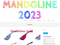 mandoline2023.de Webseite Vorschau