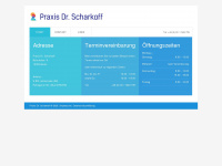 praxis-scharkoff.de Webseite Vorschau