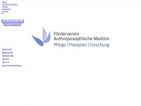 foerderverein-anthromedizin.ch Webseite Vorschau