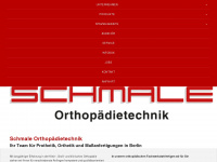schmale-orthopaedietechnik.de Webseite Vorschau