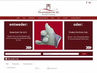 personalpartnerag.ch Webseite Vorschau