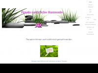 natuerliche-harmonie.ch Webseite Vorschau