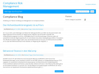 compliance-risk-management.eu Webseite Vorschau