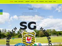 sg-hahnbach.de Webseite Vorschau