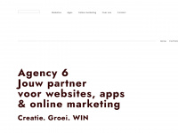 agency6.nl Webseite Vorschau