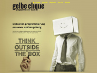 gelbe-clique.de Webseite Vorschau