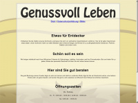 genussvoll-leben-bornheim.de Webseite Vorschau