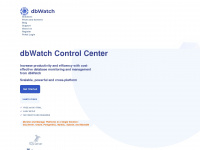dbwatch.com Webseite Vorschau