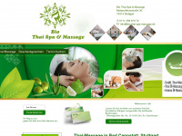 bio-thai-spa-massage.de Webseite Vorschau