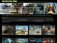 multiplayer-spiele.net Webseite Vorschau