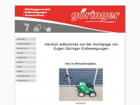 goeringer-erdbewegungen.de Webseite Vorschau
