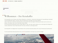 der-reisekoffer.ch Webseite Vorschau
