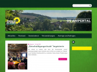 gruene-ampertal.de Webseite Vorschau