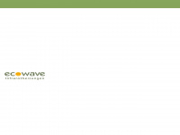 eco-wave.at Webseite Vorschau