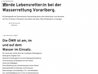 wasserrettung-vorarlberg.at Webseite Vorschau